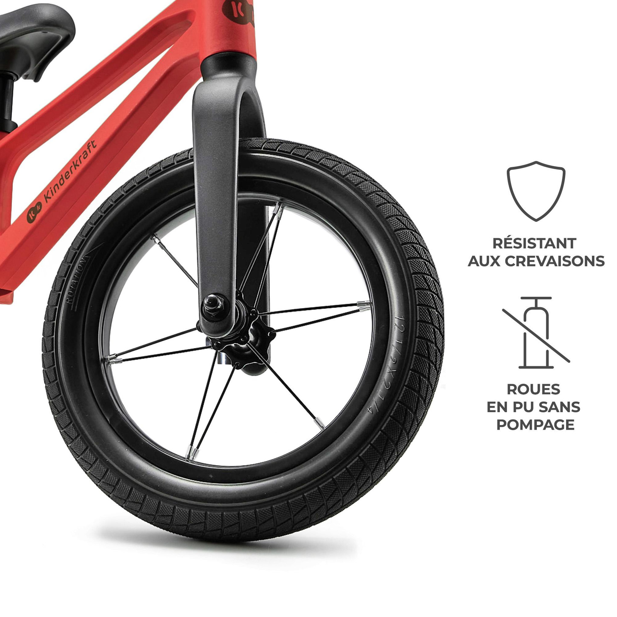 Voir la diapositive 5 : KINDERKRAFT Draisienne légère réglable pour enfant