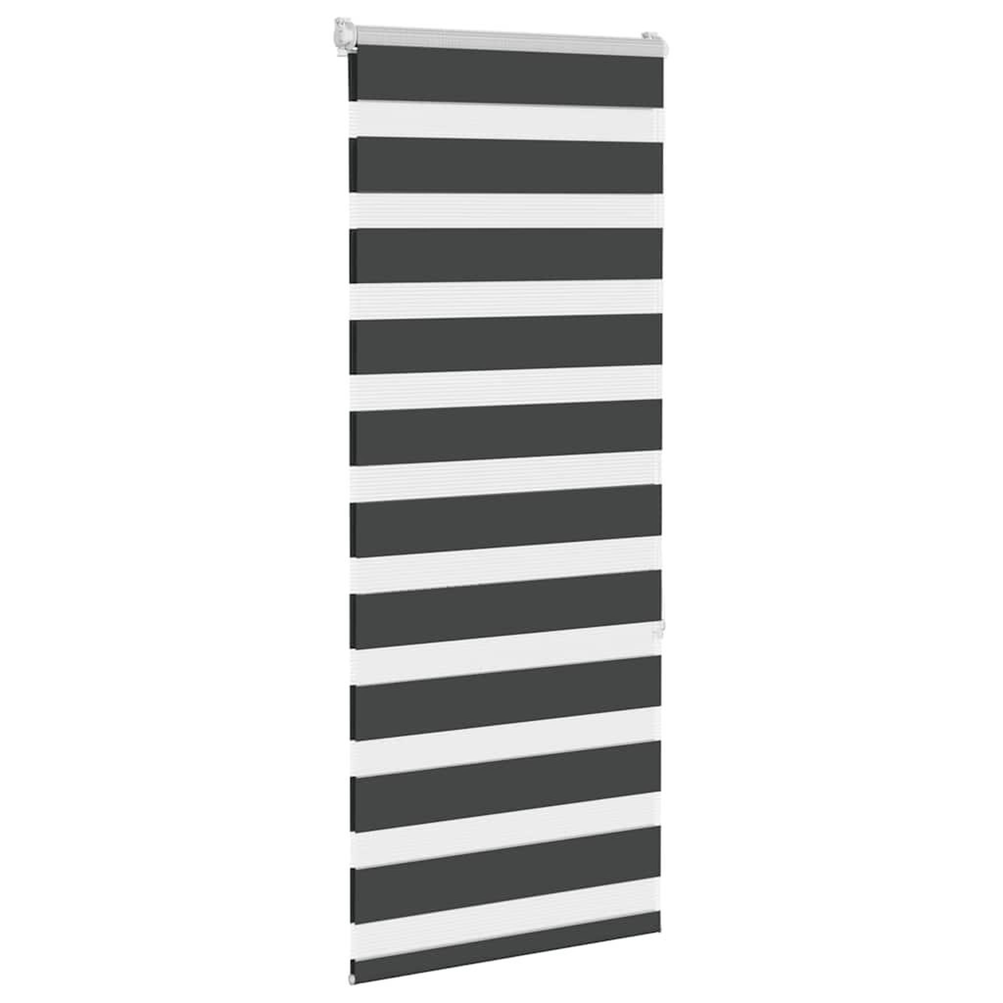 Voir la diapositive 3 : VIDAXL Store zebre noir 65x150 cm largeur du tissu 60,9 cm polyester
