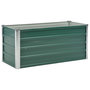 Voir la diapositive 2 : VIDAXL Lit sureleve de jardin Acier galvanise 100x40x45 cm Vert