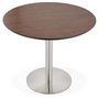 Voir la diapositive 2 : Paris Prix Table de Repas Design  Kansas  90cm Noyer