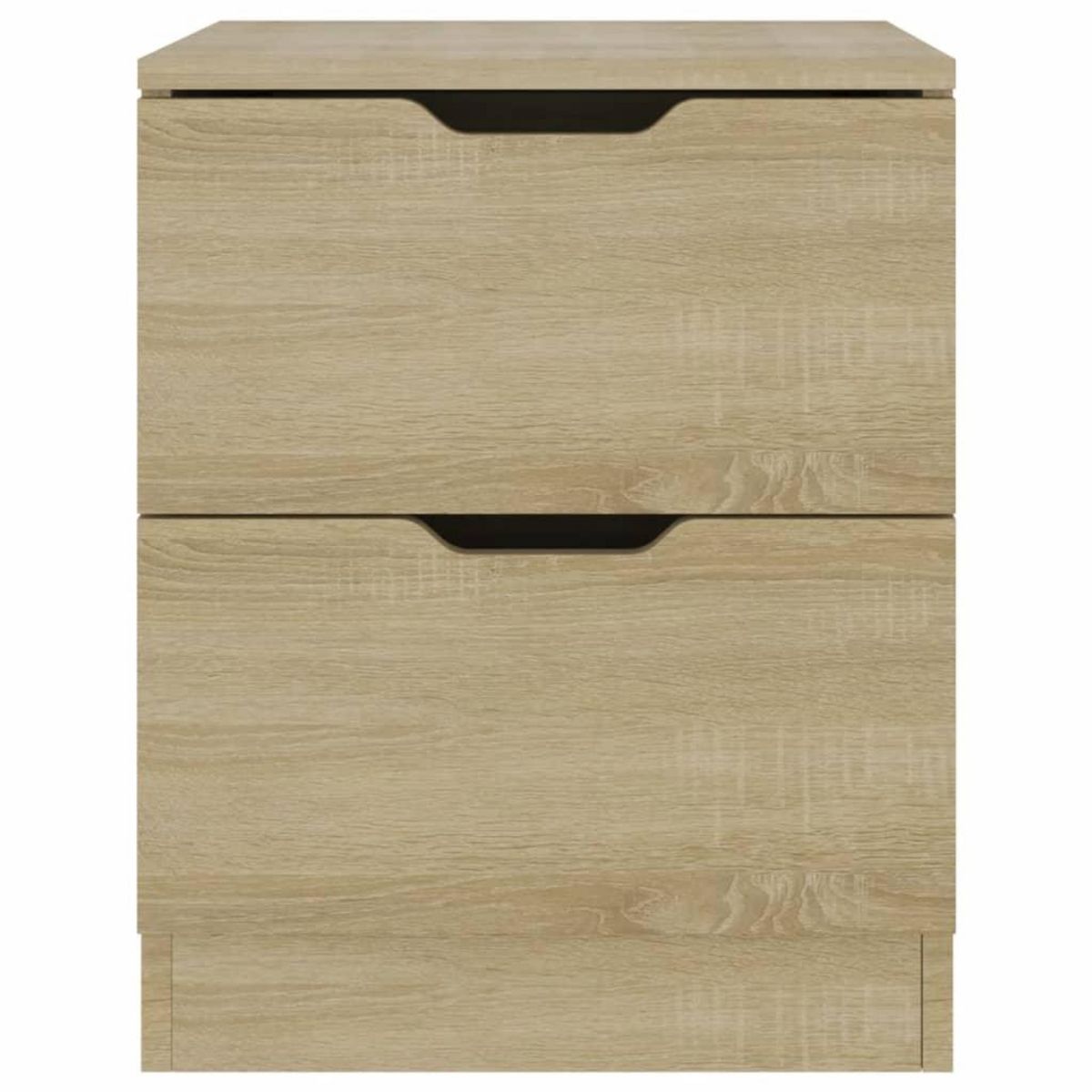 VIDAXL Tables de chevet 2 pcs chene sonoma 40x40x50 cm bois ingenierie