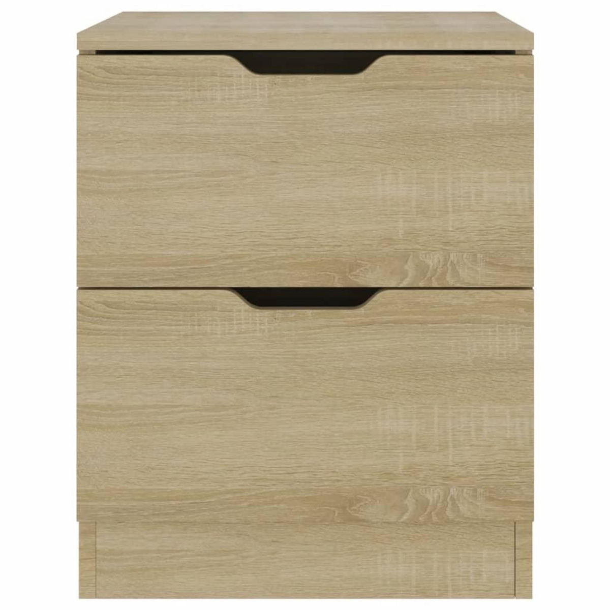 VIDAXL Tables de chevet 2 pcs chene sonoma 40x40x50 cm bois ingenierie