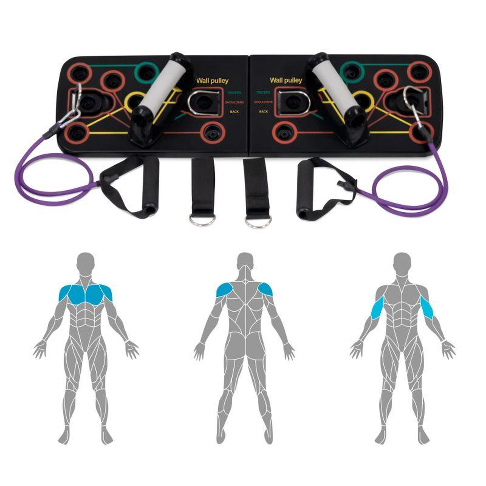 Voir la diapositive 5 : SPARRAW Kit de renforcement musculaire poids du corps SPORTLY