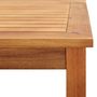 Voir la diapositive 5 : VIDAXL Table basse de jardin 60x60x36 cm Bois solide d'acacia