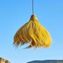 Voir la diapositive 2 : Lumisky Suspension d'extérieur MASAI Bois Jonc de mer D60 cm