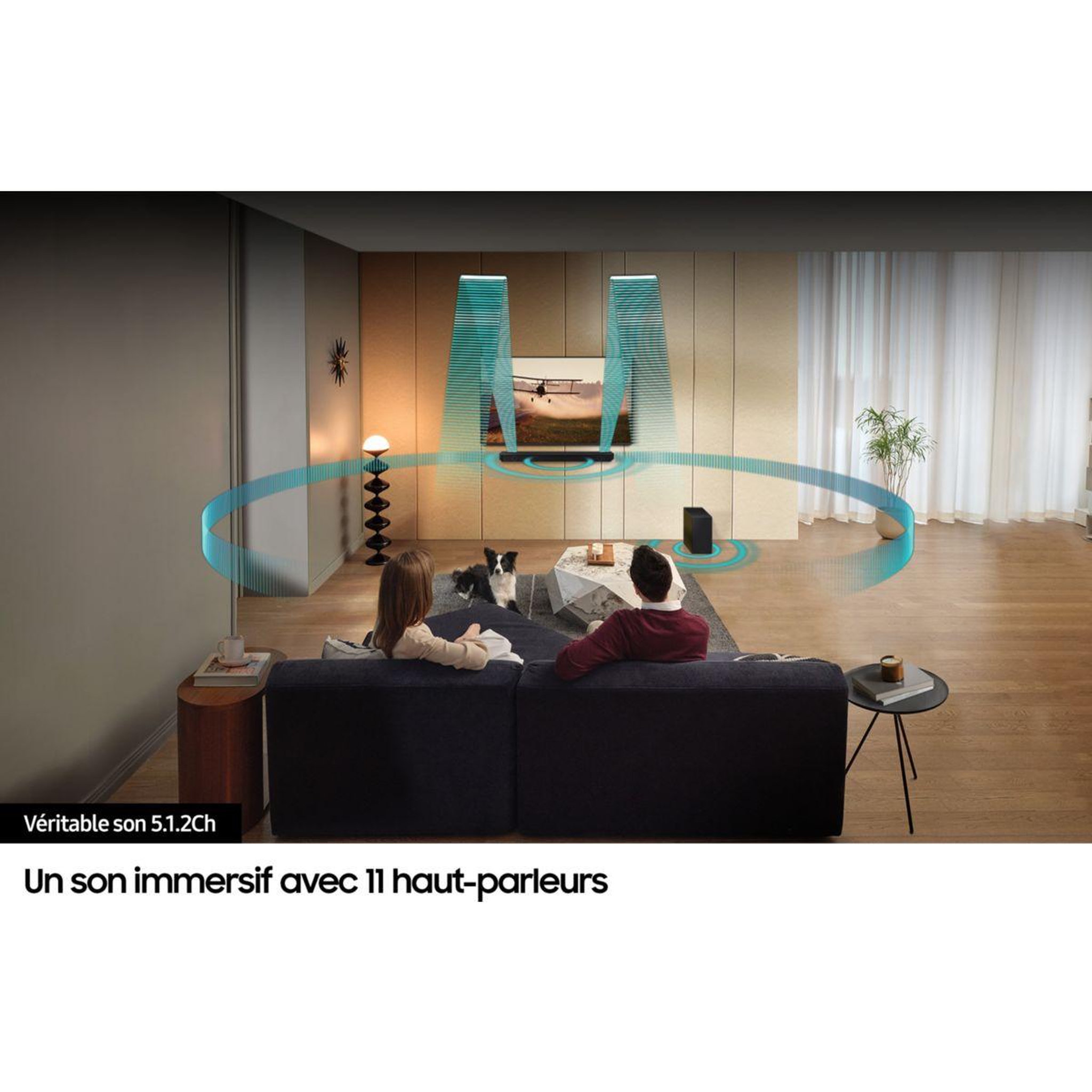 Voir la diapositive 3 : Samsung Barre de son HW-Q810D