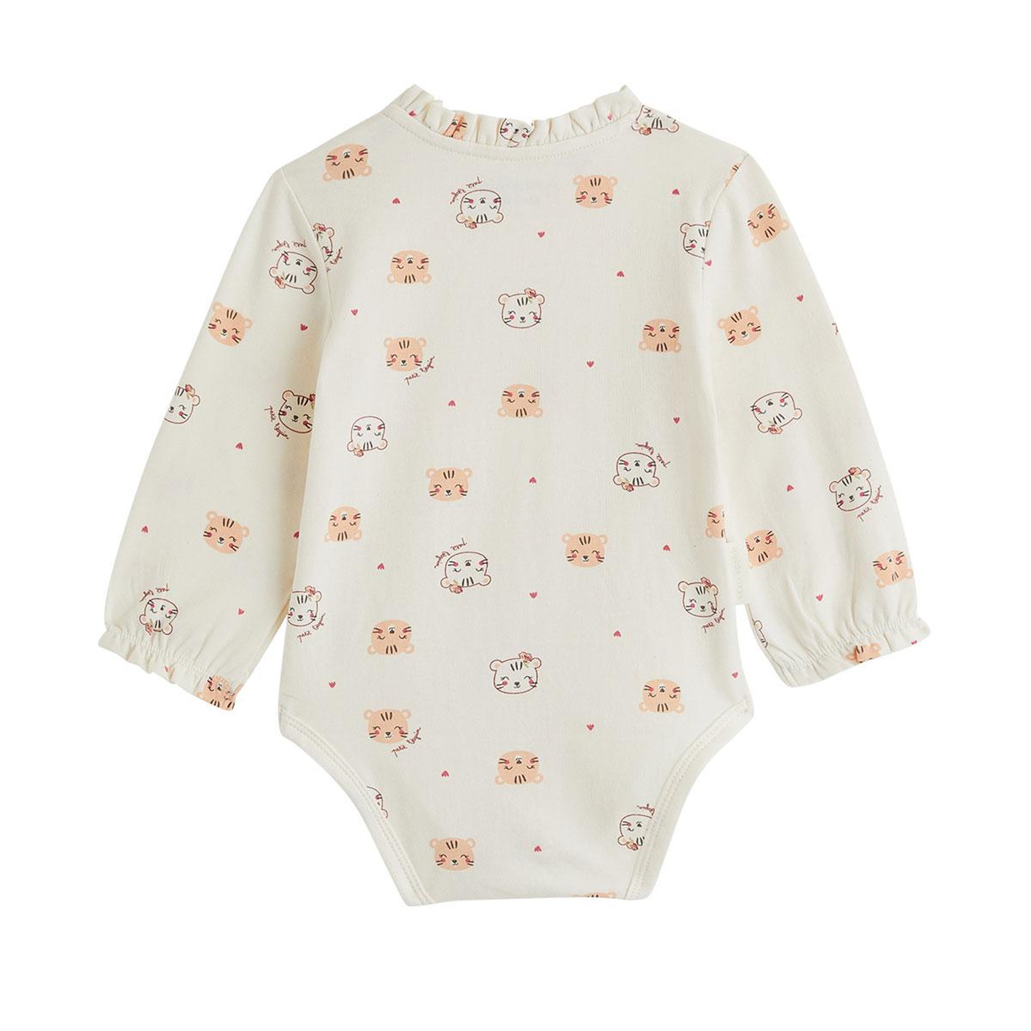Voir la diapositive 5 : PETIT BEGUIN Lot de 2 bodies bébé manches longues léa