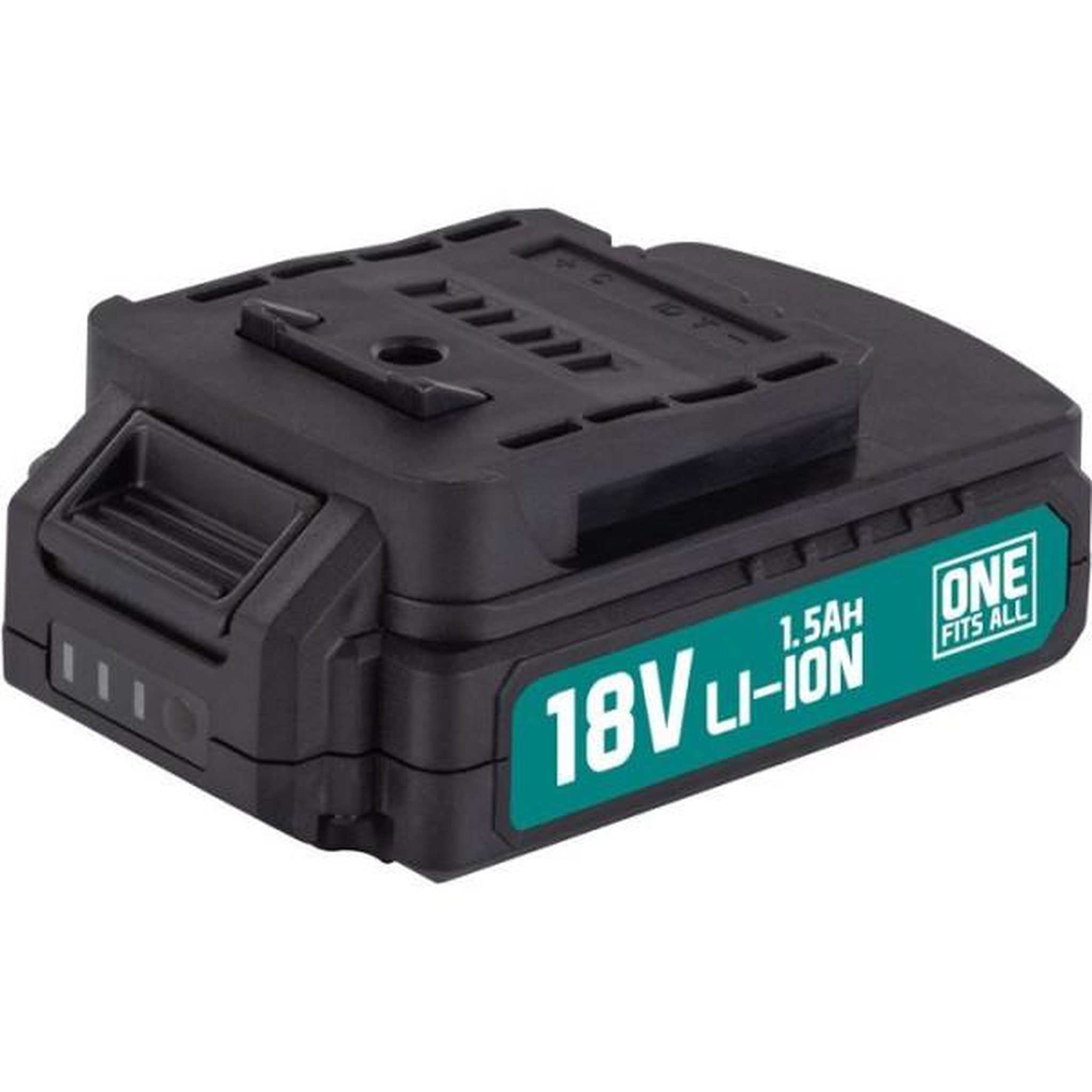 Voir la diapositive 2 : POWERPLUS Batterie - powerplus - 1500 mah - 18 v - 3 voyants led indiquant la charge restante