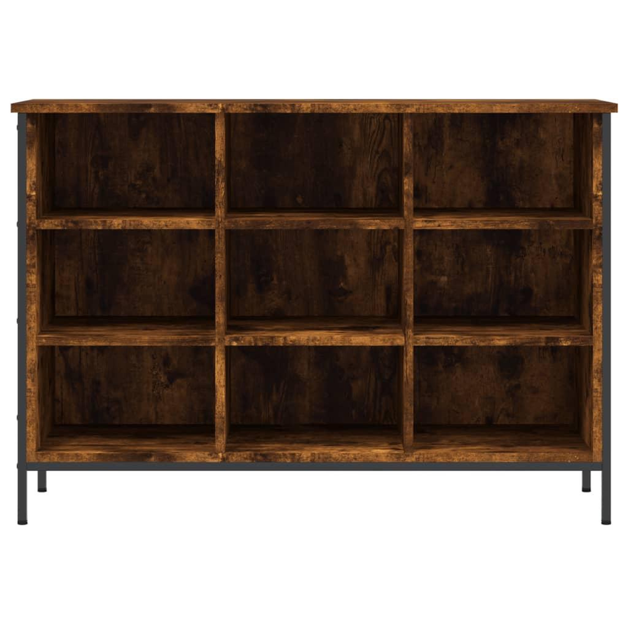 Voir la diapositive 4 : VIDAXL Armoire a chaussures chene fume 100x35x70 cm bois d'ingenierie