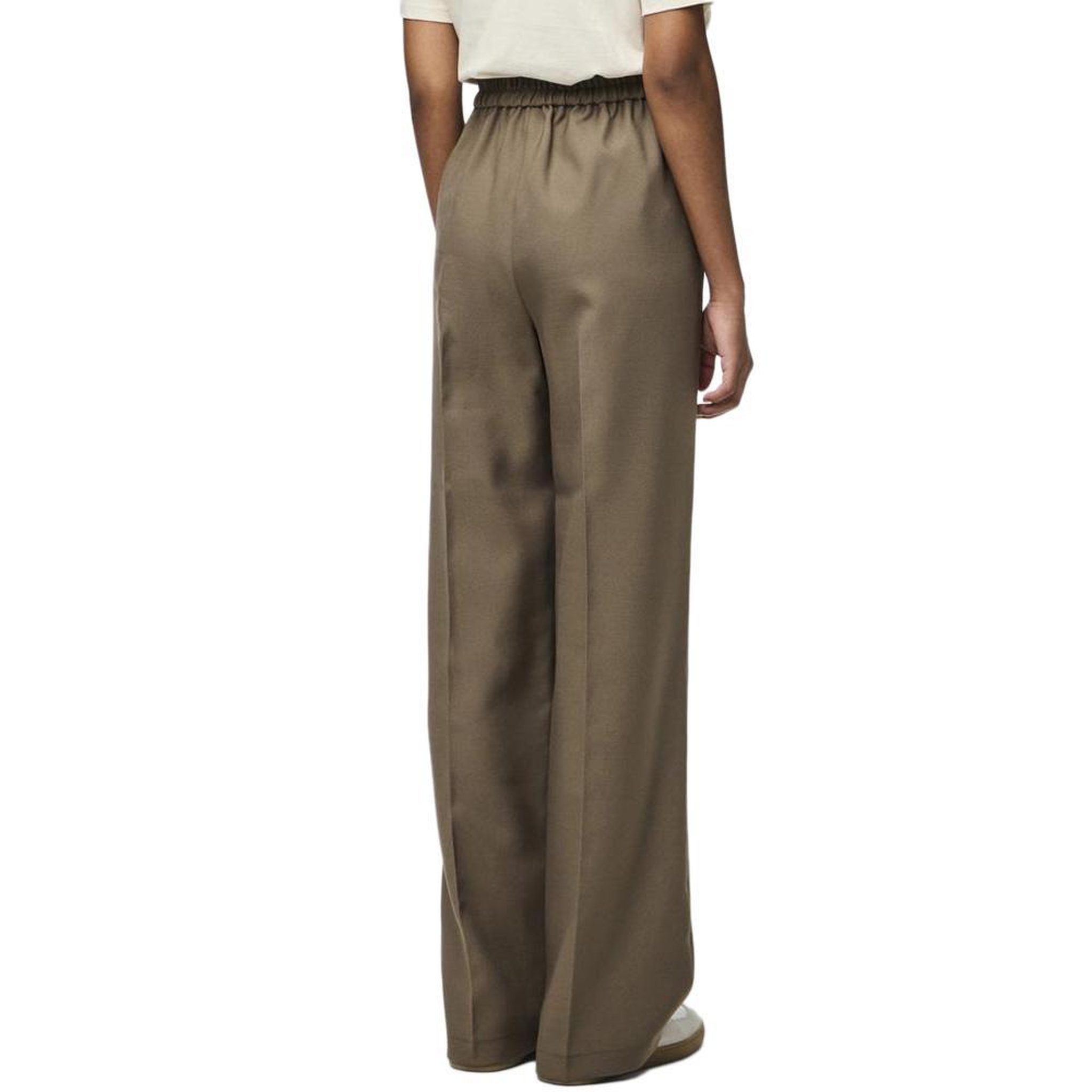 Voir la diapositive 2 : Pieces Pantalon fluide Marron Femme Pieces Neva