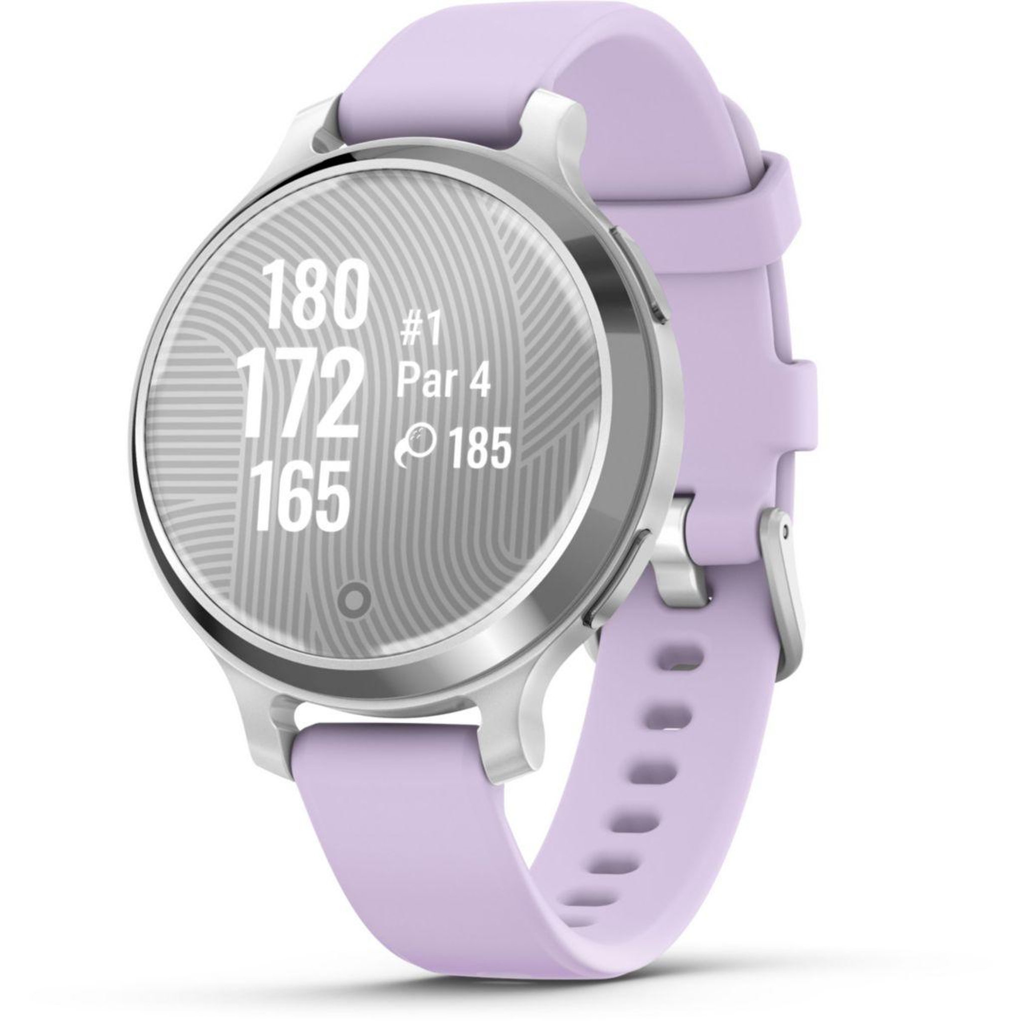 Voir la diapositive 4 : GARMIN Montre sport Lily 2 Active Silver Silicone lilas