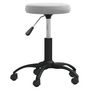 Voir la diapositive 3 : VIDAXL Chaise pivotante de bureau Gris clair Velours