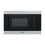 HOTPOINT Hotpoint MF20S IX HA.1 Noir, Acier inoxydable Micro-onde simple Intégré 20 L 900 W