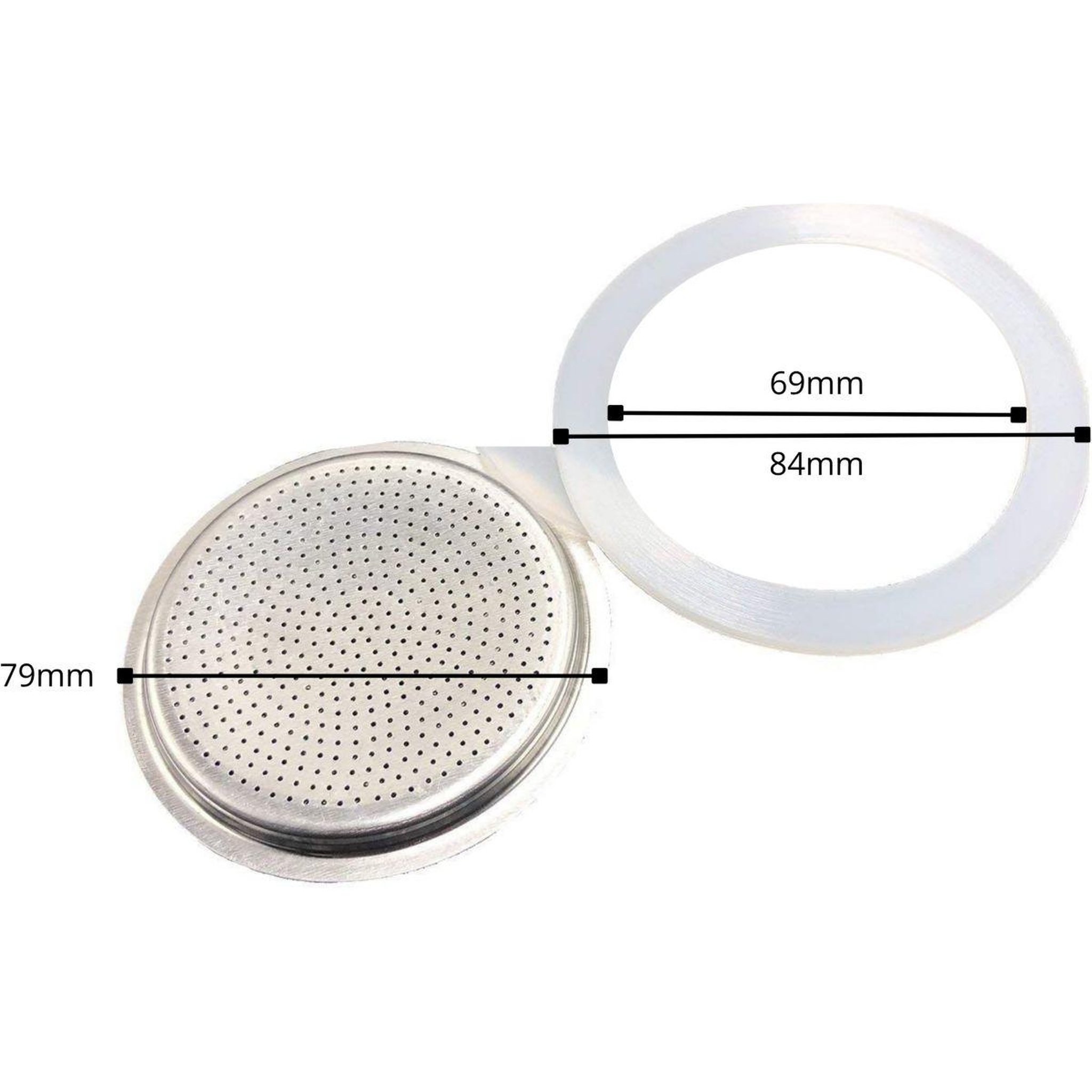 Voir la diapositive 2 : ESSENTIEL B Joint 2 joints/1 filtre caf.italienne 10t essb