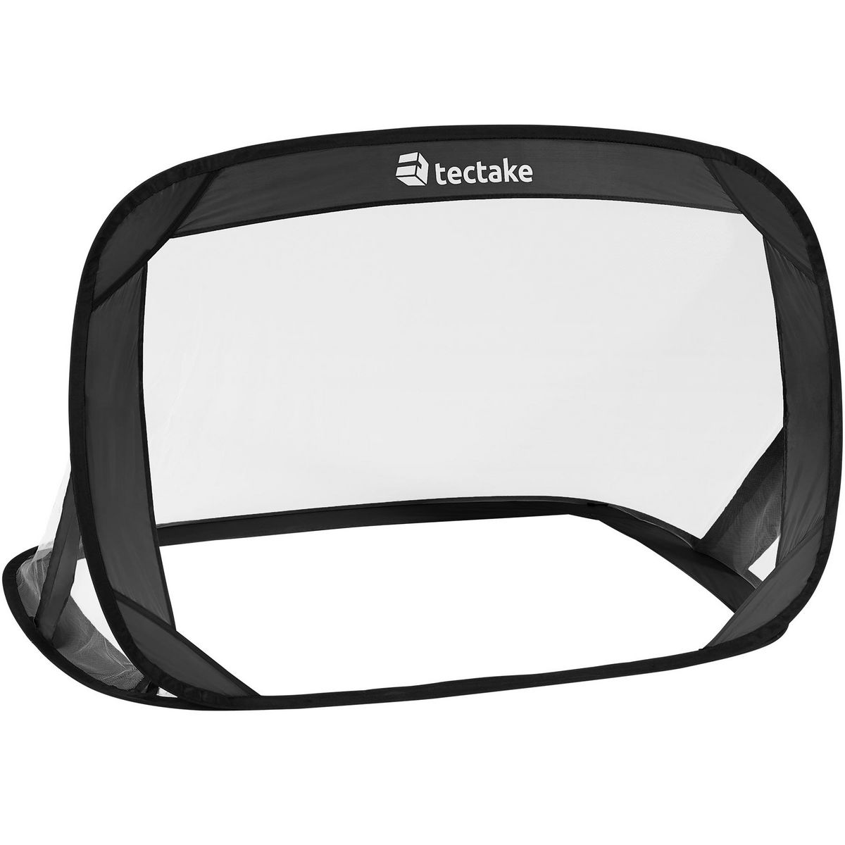 tectake Lot de 2 buts de football auto-déployants noir