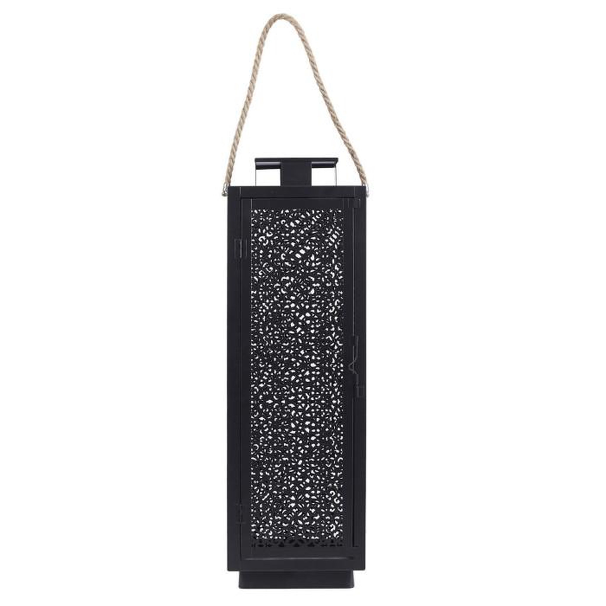 Voir la diapositive 5 : Paris Prix Lot de 2 Lanternes Déco  Ajouré  59cm Noir