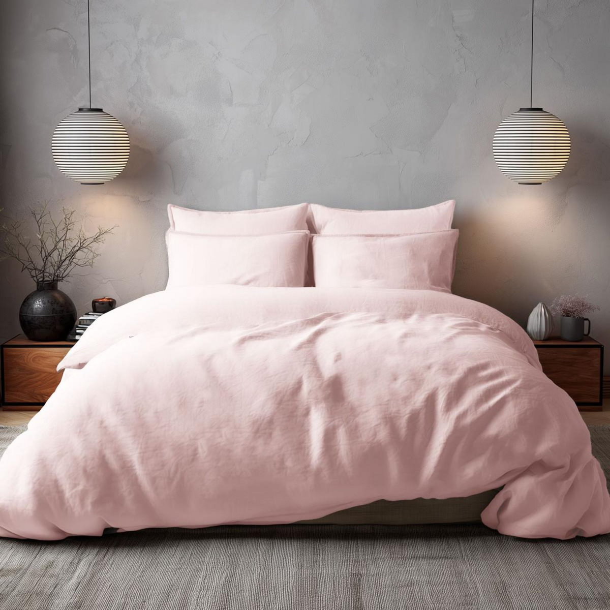 Sensei Maison Housse de couette en percale lavée HOME WASHED