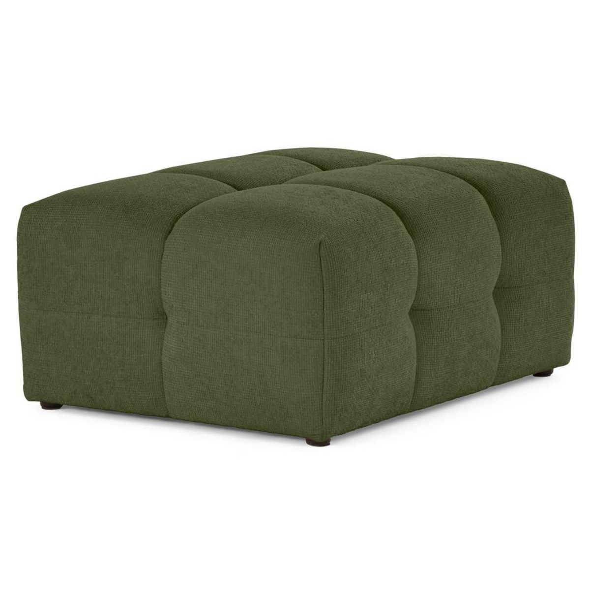 LISA DESIGN Suzano - pouf en tissu texturé
