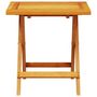Voir la diapositive 3 : VIDAXL Table d'appoint de jardin 40x40x40 cm bois d acacia massif