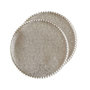 Voir la diapositive 1 : HABITABLE Lot de 2 sets de tables ronds en jute ALAGO