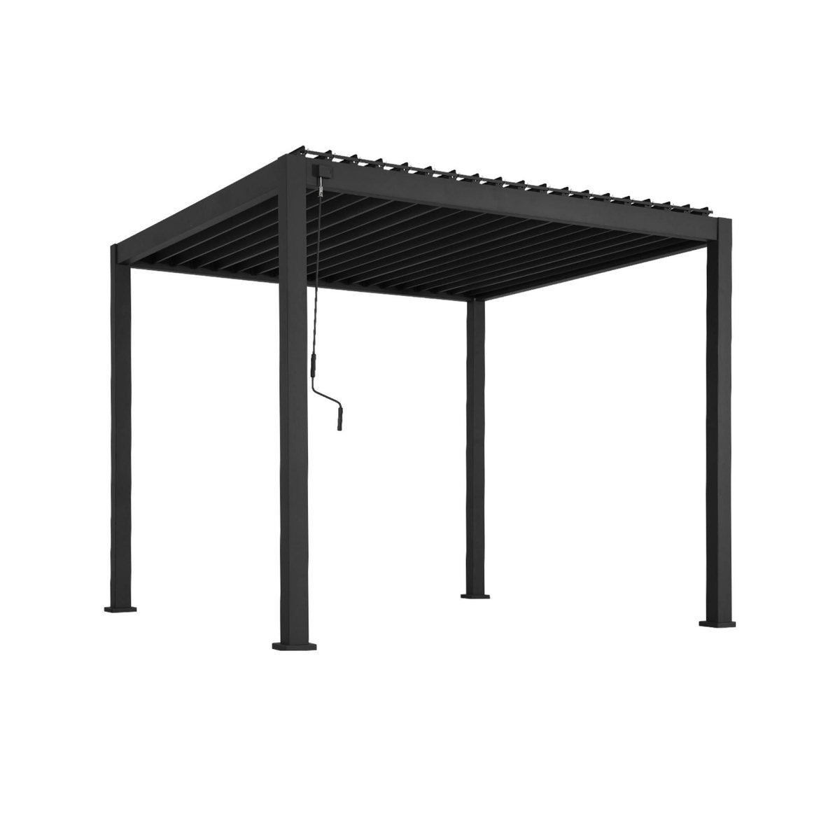 SWEEEK Pergola bioclimatique aluminium lames orientables 3x3m V2 Triomphe