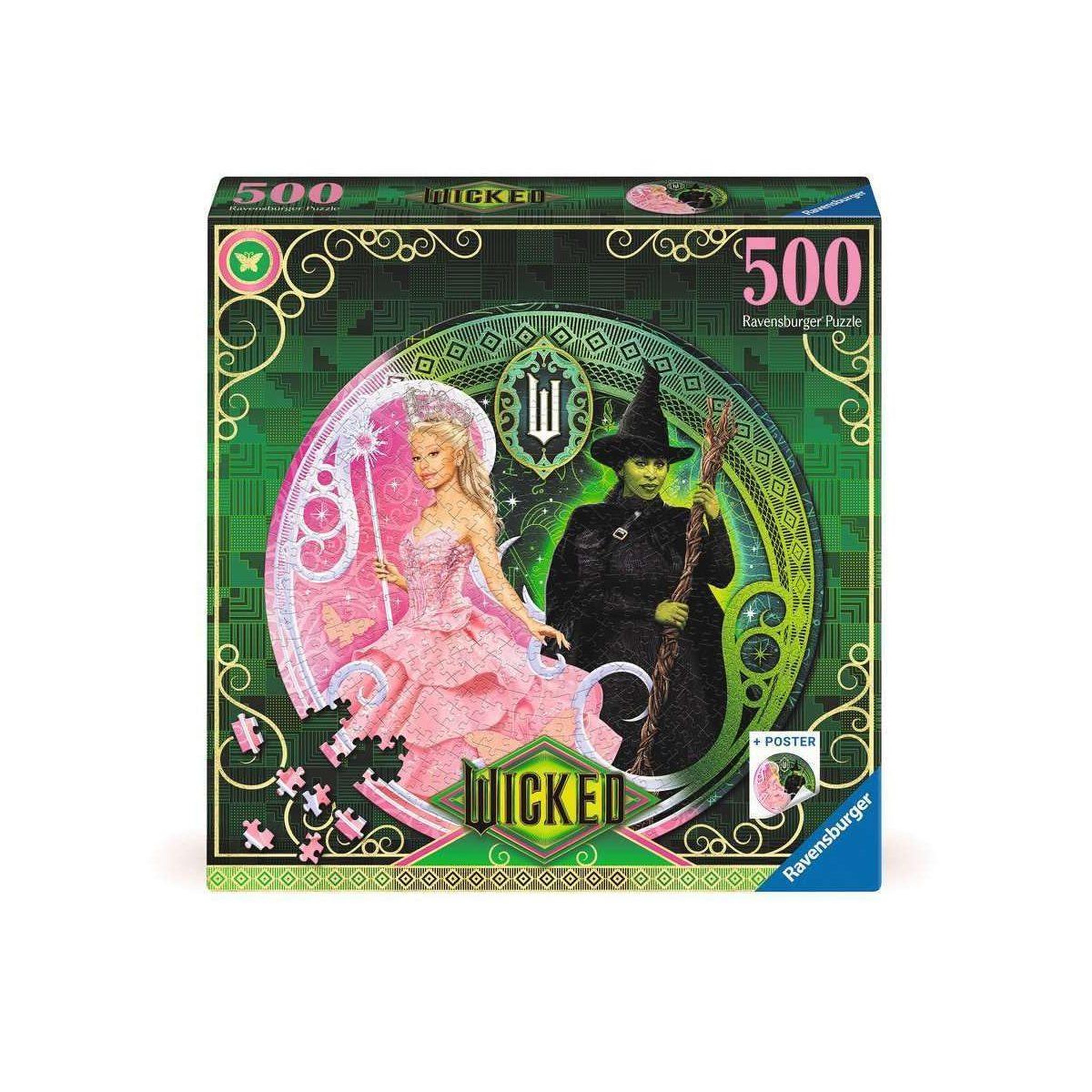 RAVENSBURGER Puzzle rond 500 pièces - une amitié profonde/wicked