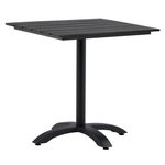 Paris Prix Table de Jardin  Colorado  74cm Noir