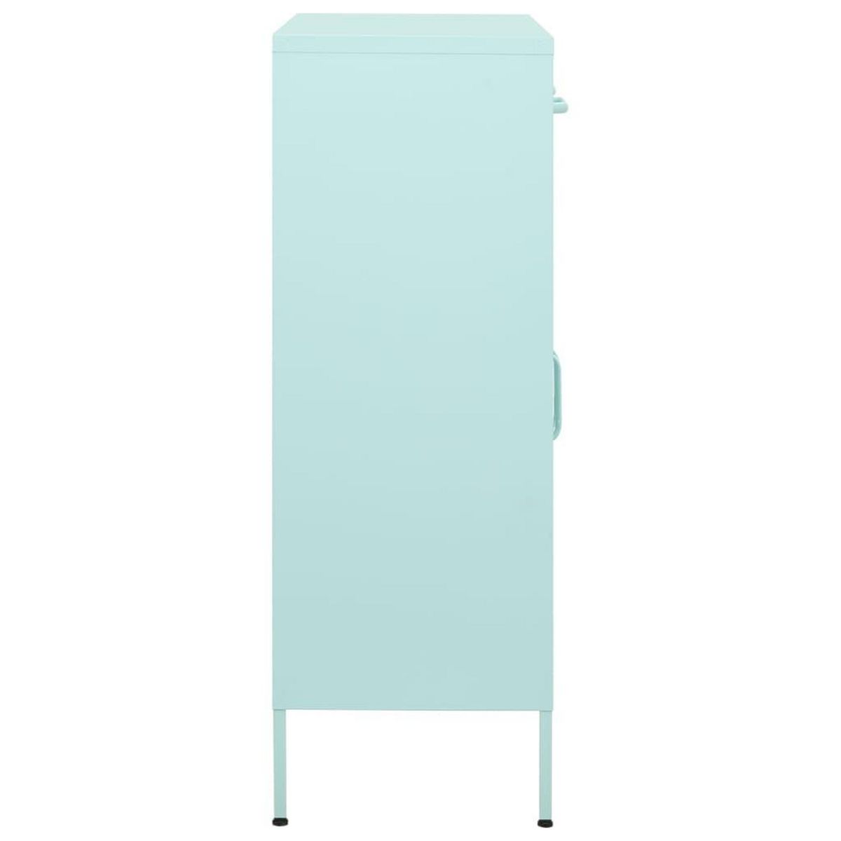 VIDAXL Armoire de rangement Vert menthe 80x35x101,5 cm Acier