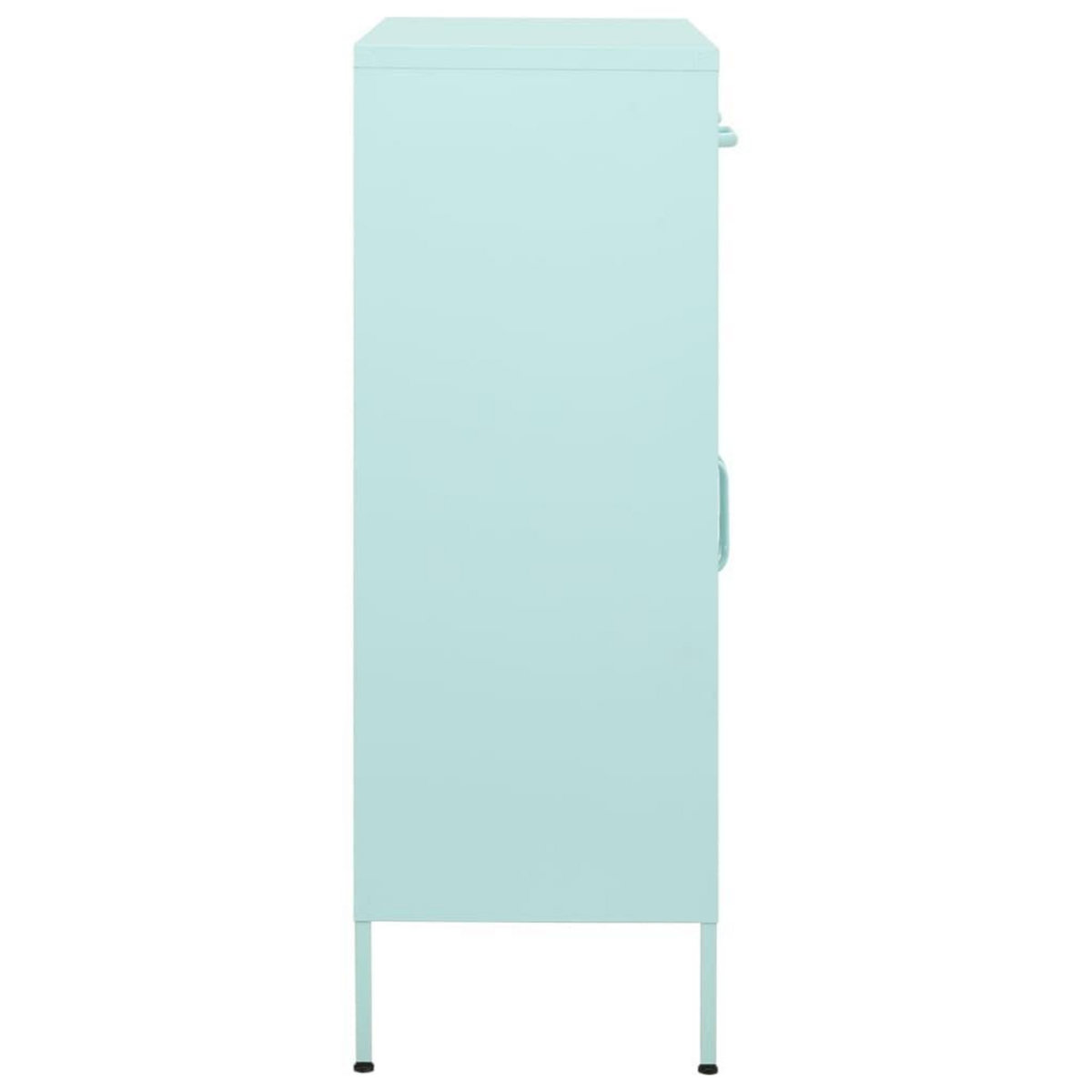 VIDAXL Armoire de rangement Vert menthe 80x35x101,5 cm Acier