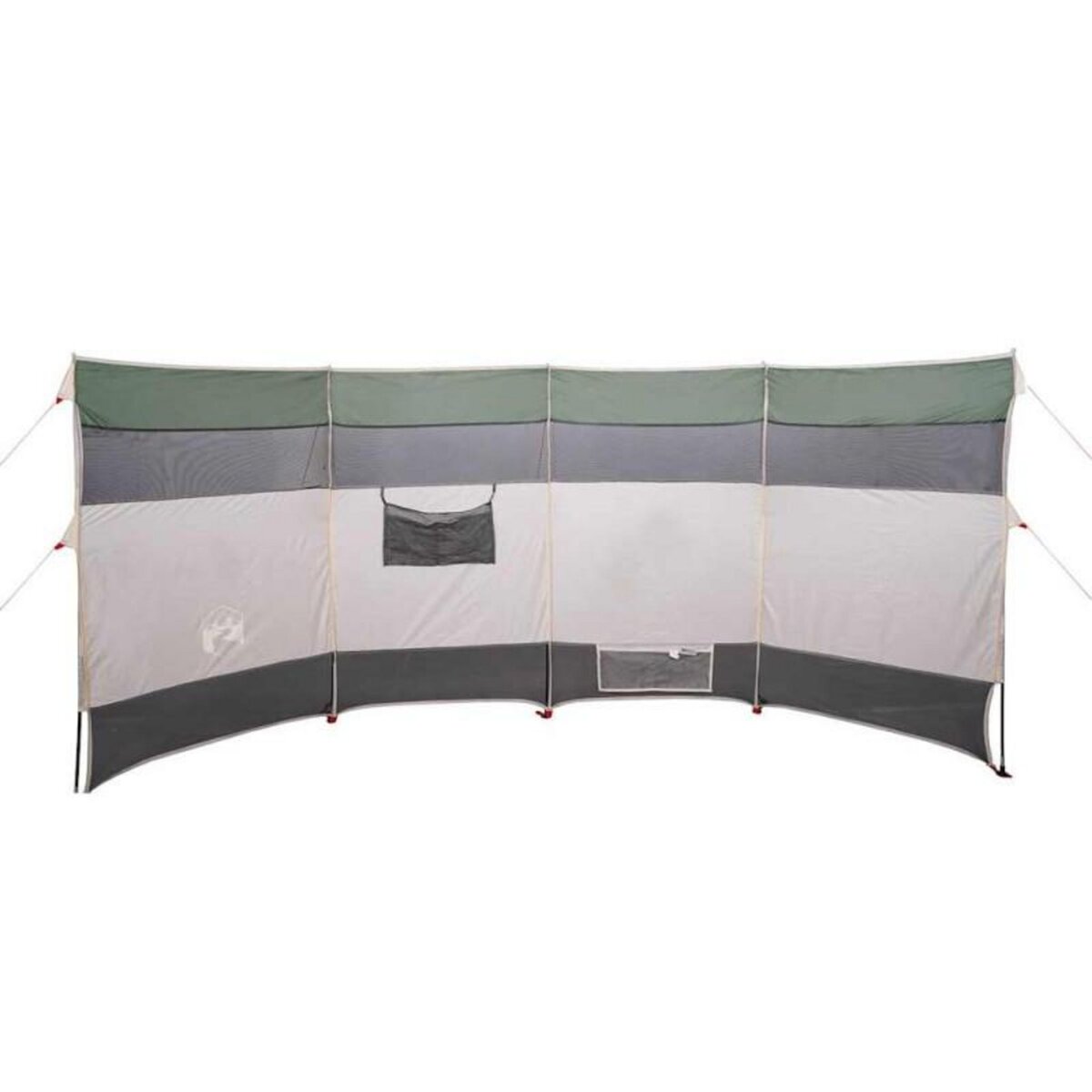 VIDAXL Brise vent de camping vert 366x152x152 cm imperméable