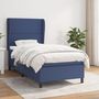 Voir la diapositive 1 : VIDAXL Sommier a lattes de lit avec matelas Bleu 80x200 cm Tissu