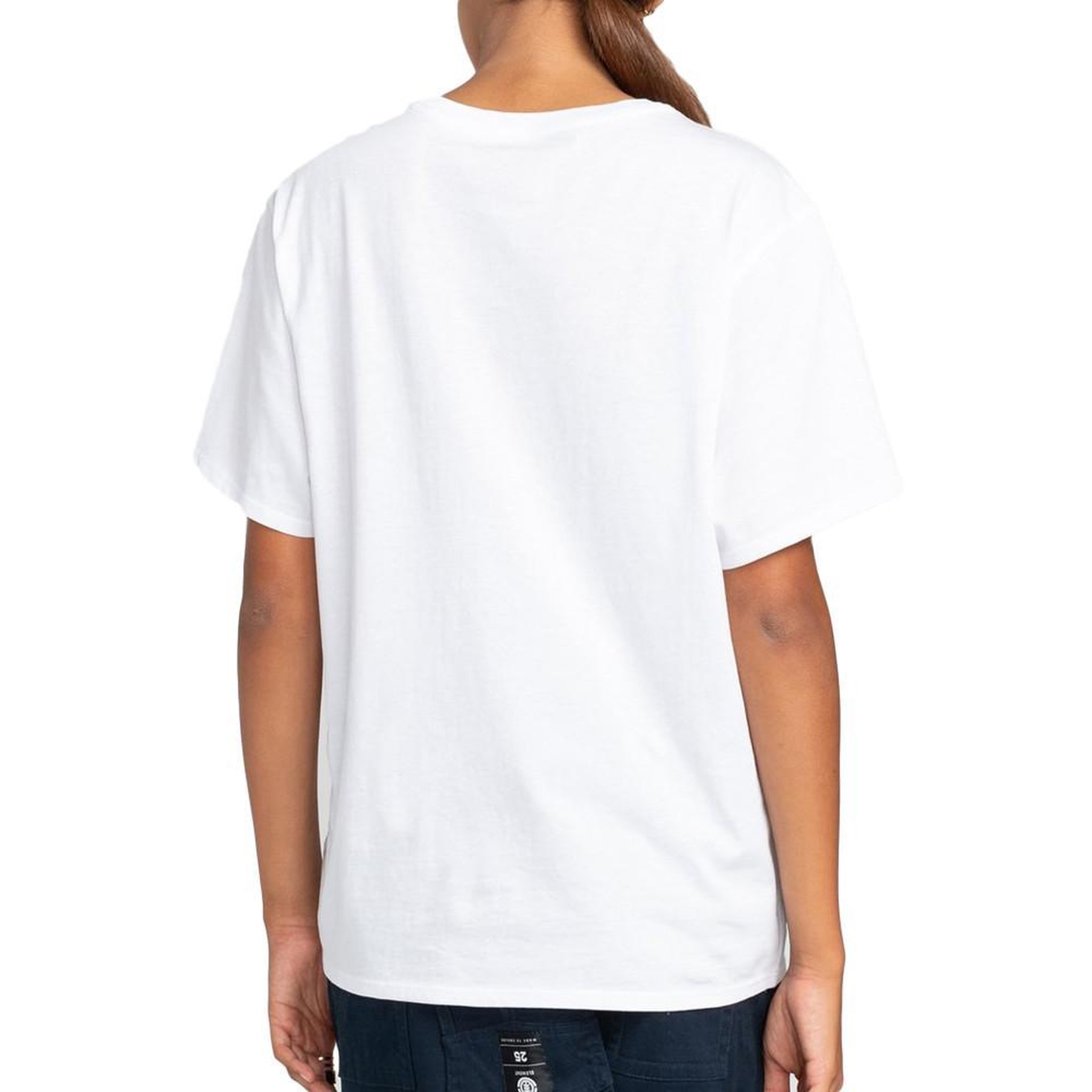 Voir la diapositive 2 : ELEMENT T-shirt Blanc Femme Element Logo Ss W