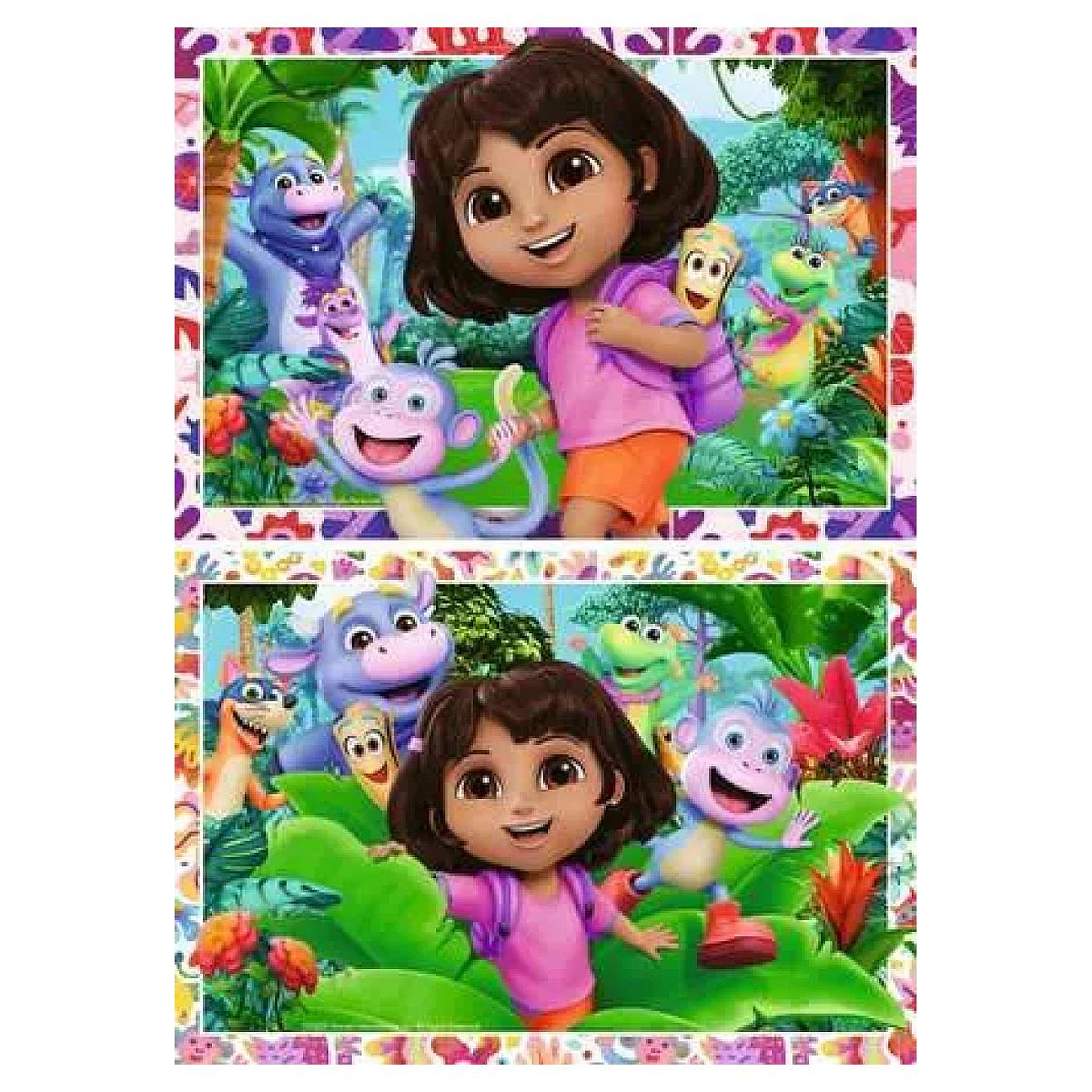 RAVENSBURGER Puzzle 2 x 24 pieces - L univers de Dora l exploratrice