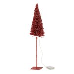 Paris Prix Statuette Déco à LED   Sapin  58cm Rouge