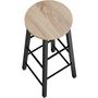Voir la diapositive 2 : tectake Lot de 2 tabourets de bar style industriel Bois clair industriel, Chêne Sonoma