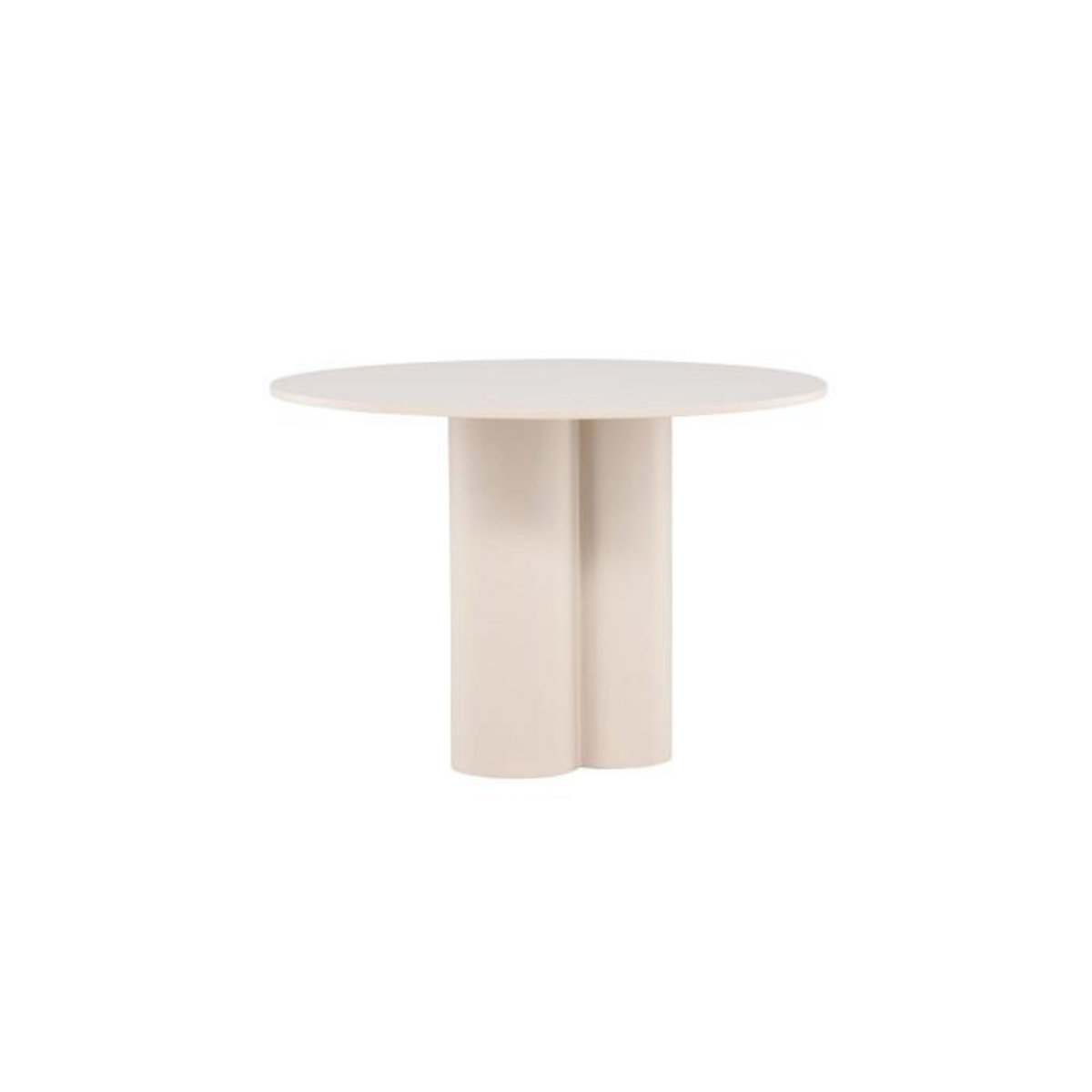 Paris Prix Table à Manger Ronde  Olivia  110cm Beige