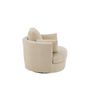 Voir la diapositive 3 : Paris Prix Fauteuil Pivotant  Swiv  109cm Beige