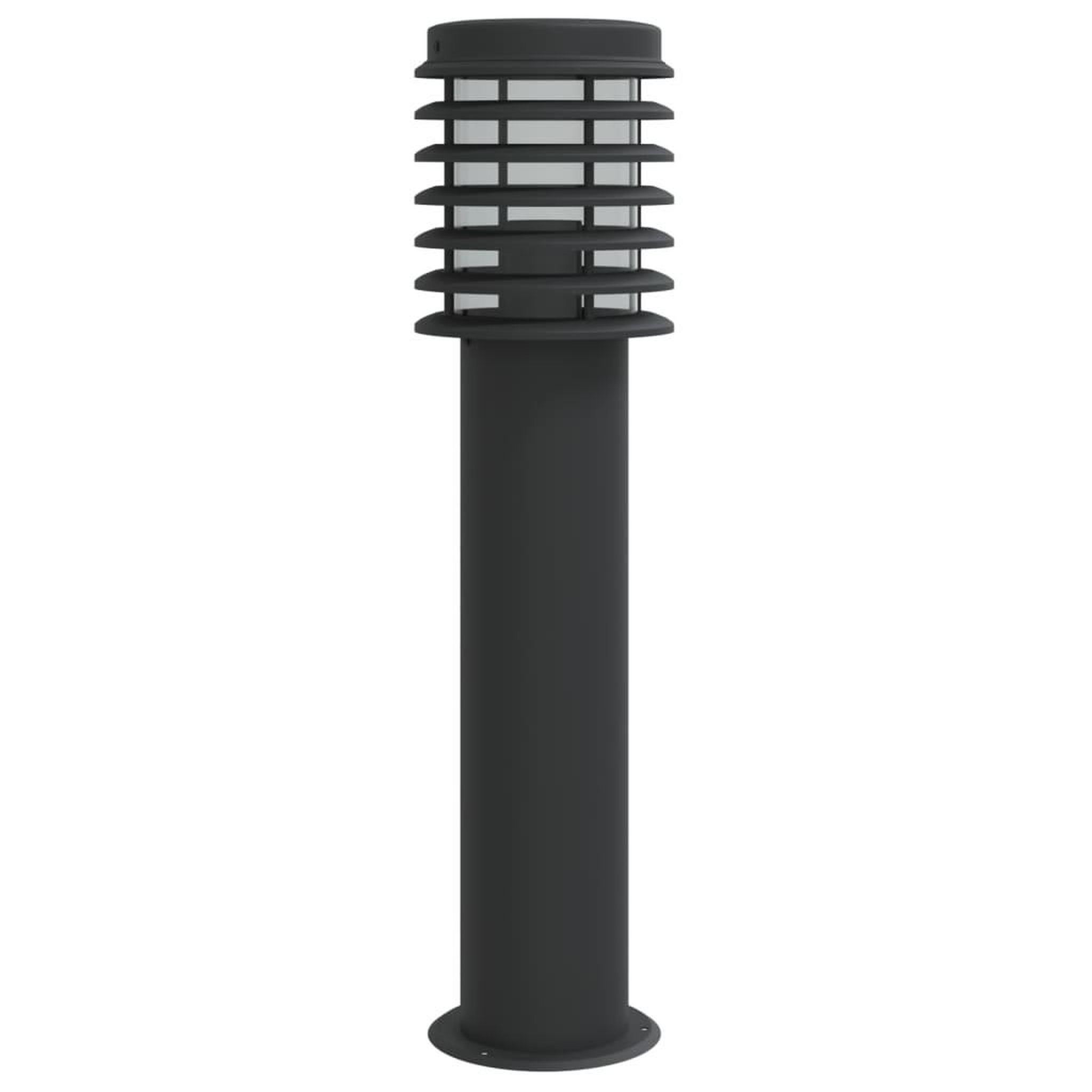 Voir la diapositive 4 : VIDAXL Lampadaires d'exterieur 3 pcs noir 60 cm acier inoxydable