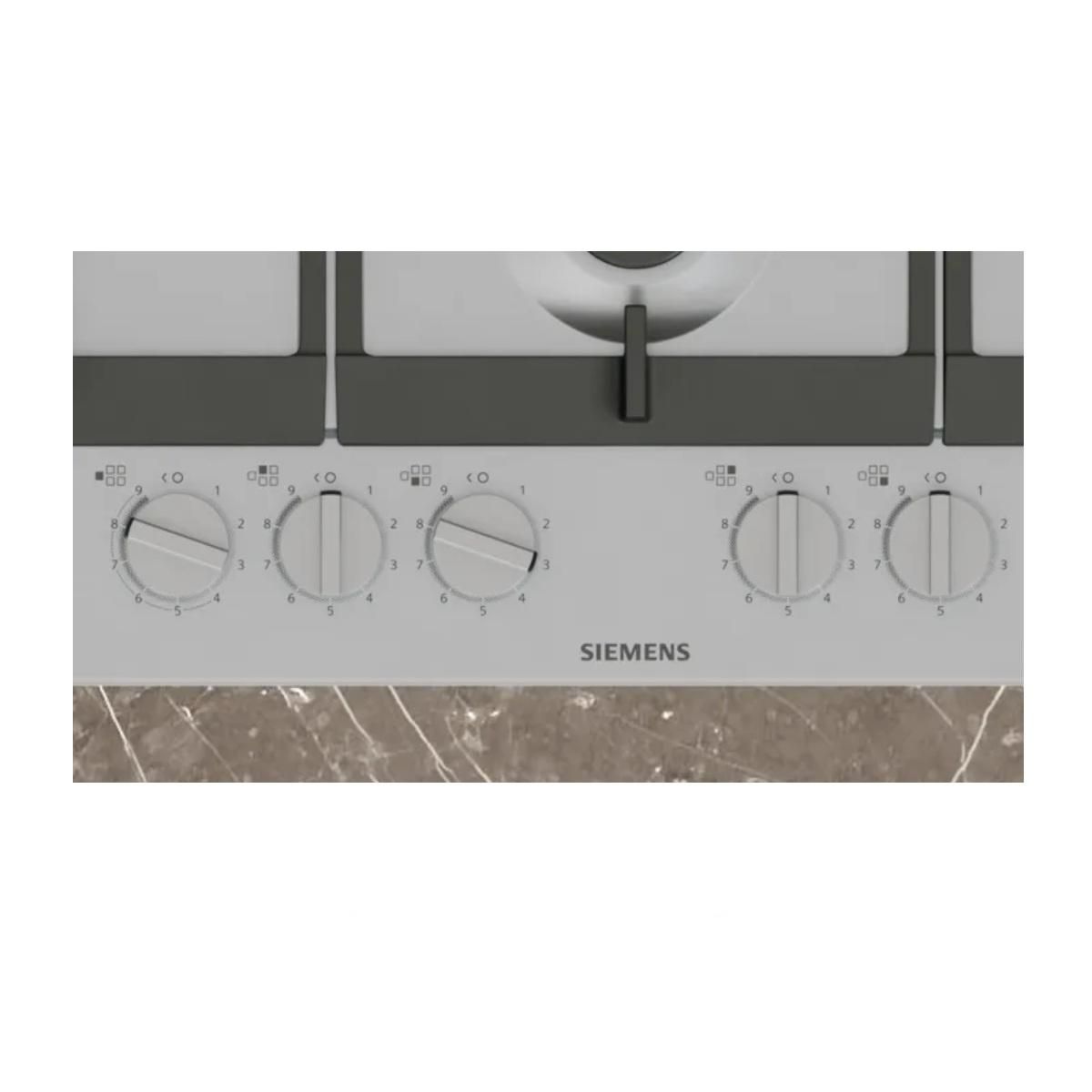 Siemens Table de cuisson gaz 75cm 5 feux 12500w inox - EC7A5SI90