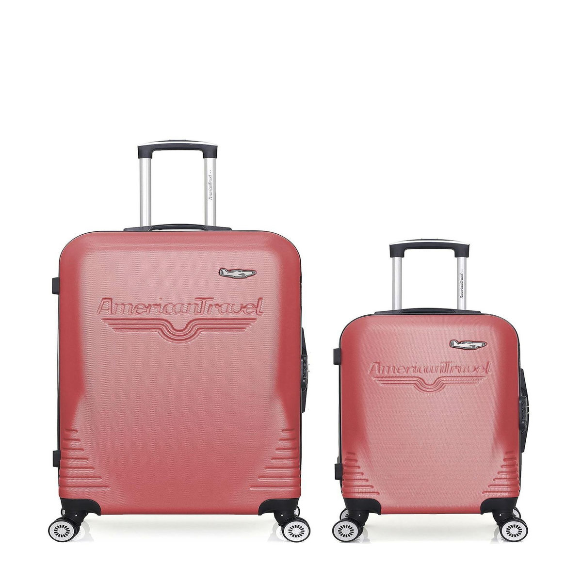 AMERICAN TRAVEL AMERICAN TRAVEL - LOT DE 2 - Valise Grand Format et Valise Cabine DC