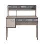 Voir la diapositive 2 : Bureau enfant 1 porte 1 tiroir 1 étagère style industriel L108cm LOFTY