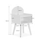 Voir la diapositive 4 : SWEEEK Table de chevet chambre enfant. vert. pieds en pin