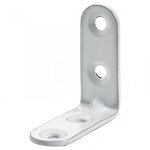 CENTRALE BRICO Lot de 20 équerres de chaise acier époxy HETTICH, l.40 mm