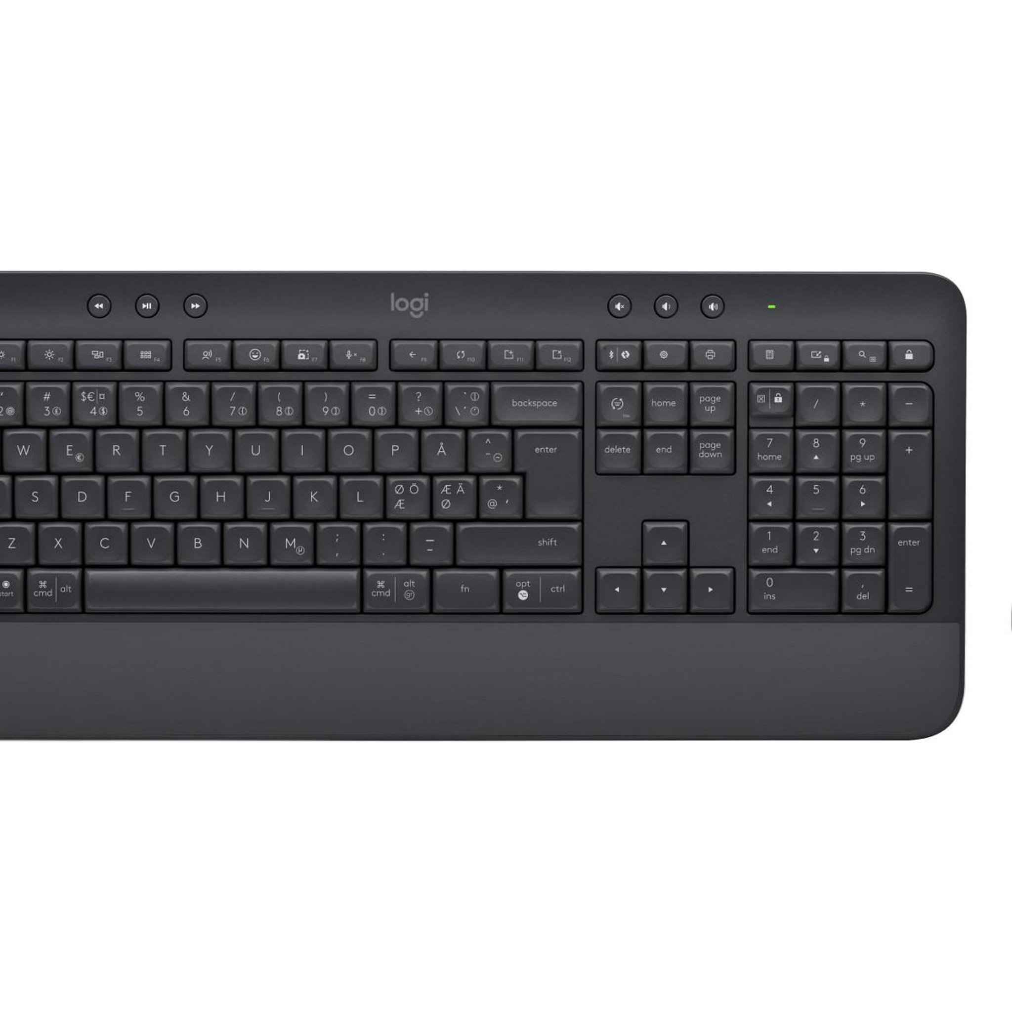 Logitech Logitech 920-011010 clavier Souris incluse Bureau Bluetooth QWERTY Nordique Graphite