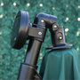 Voir la diapositive 6 : OUTSUNNY Parasol déporté octogonal parasol LED inclinable manivelle piètement acier dim. Ø 3 x 2,6H m vert
