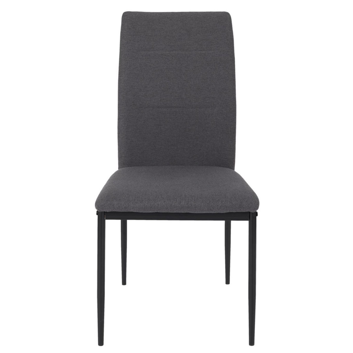 The Home Deco Factory Ensemble table à manger et 4 chaises tissu Jack