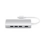 Voir la diapositive 3 : SATECHI Adaptateur HDMI USB-C Multi-Port 4K Ethernet siver