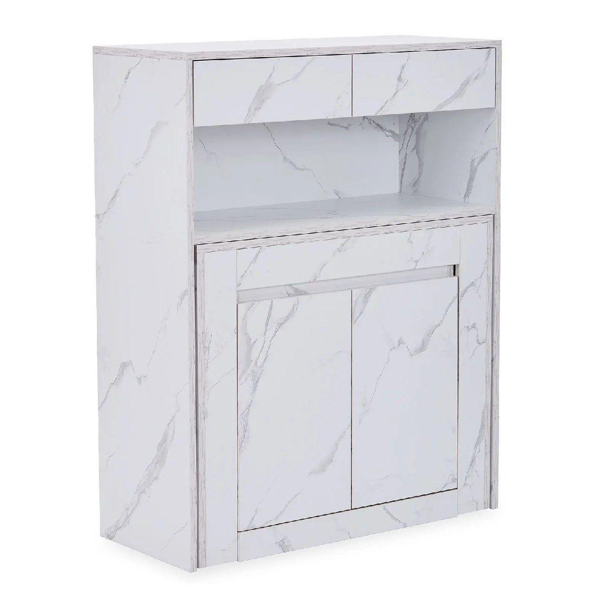 Paris Prix Console extensible  malavita  40-176cm blanc