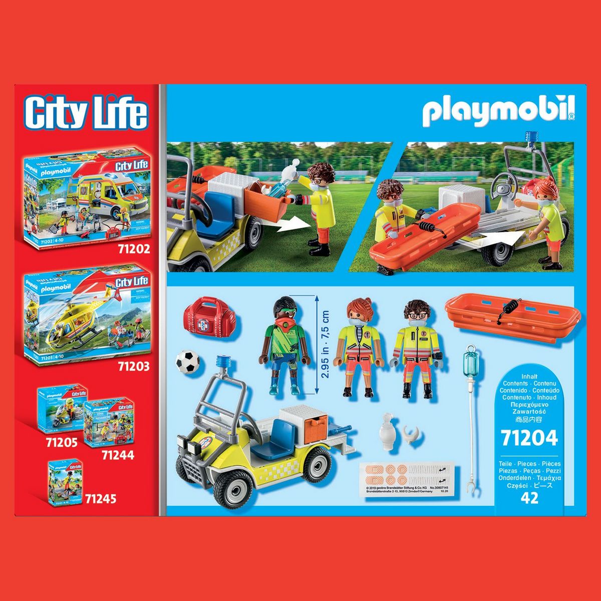PLAYMOBIL 71204 - Véhicule de secours 