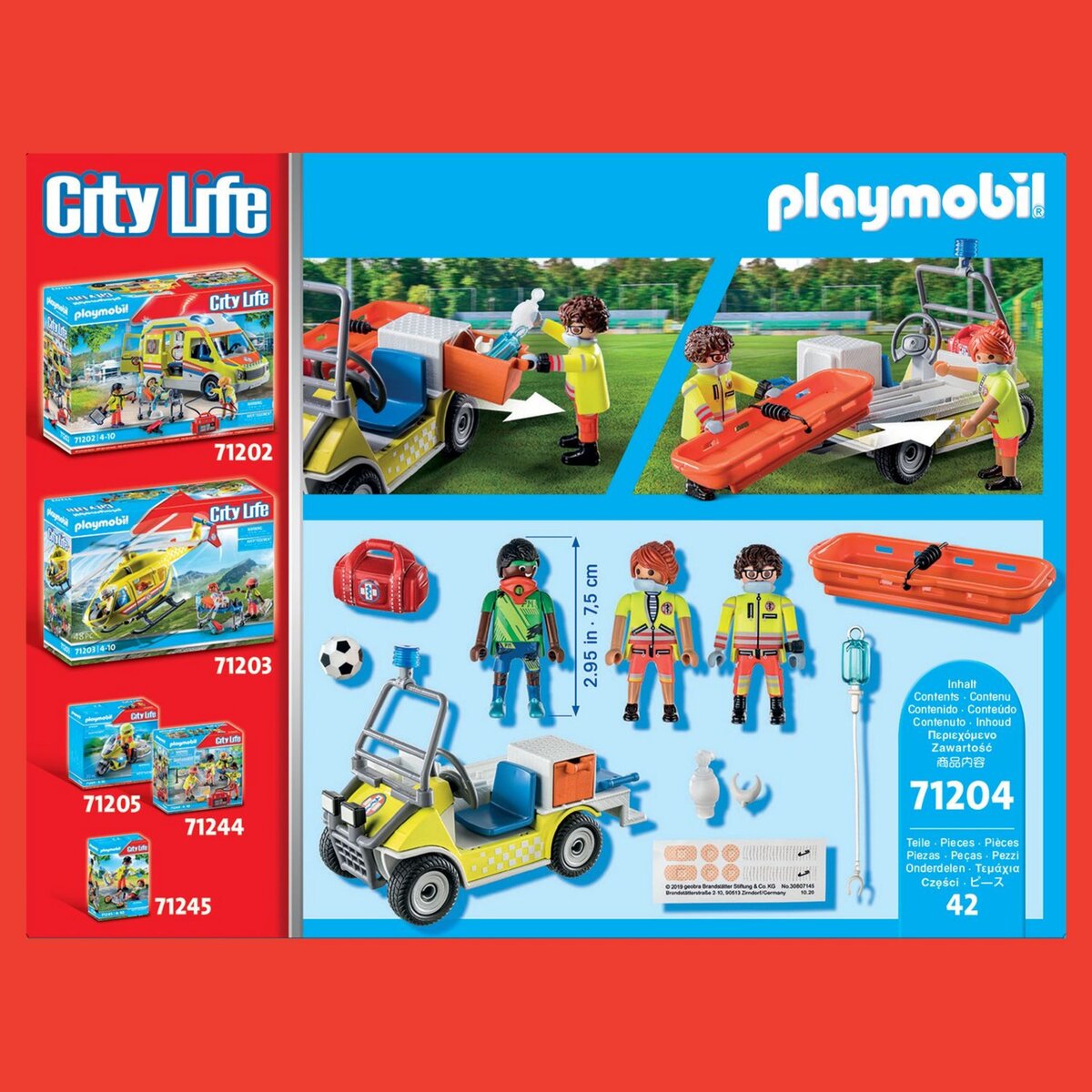 PLAYMOBIL 71204 - Véhicule de secours 